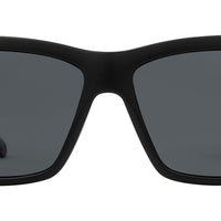 Voyager - Injected Polarized Matt Black Frame Floating Sunglasses