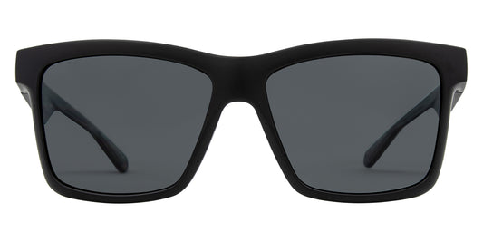 Voyager - Injected Polarized Matt Black Frame Floating Sunglasses