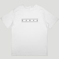 Carve Rails Recycled T Shirt - White