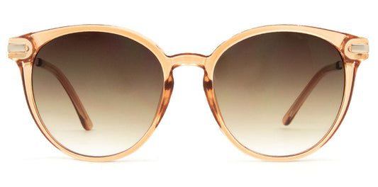 Dahlia - Gloss Honey Crystal Frame Sunglasses
