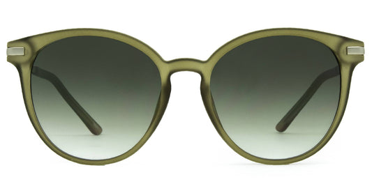 Dahlia - Olive Translucent Frame Sunglasses