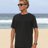 Carve ID Men's Recycled Materials T Shirt - Black
