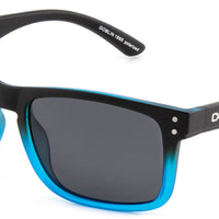 Goblin - Polarized Matt Black / Blue Frame Sunglasses