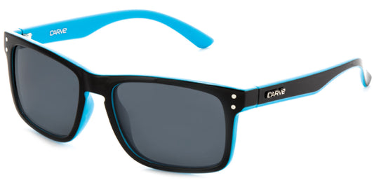 Goblin - Polarized Gloss Black / Blue Frame Sunglasses